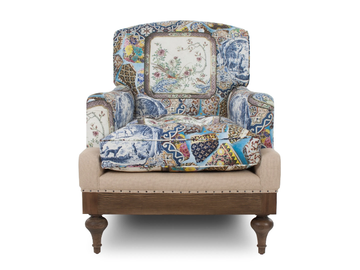 RUFUS ESSENCE - Fabric armchair with armrests by Crearte Collections - view 2